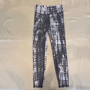 SAVVI Gray Tie-Dye Leggings